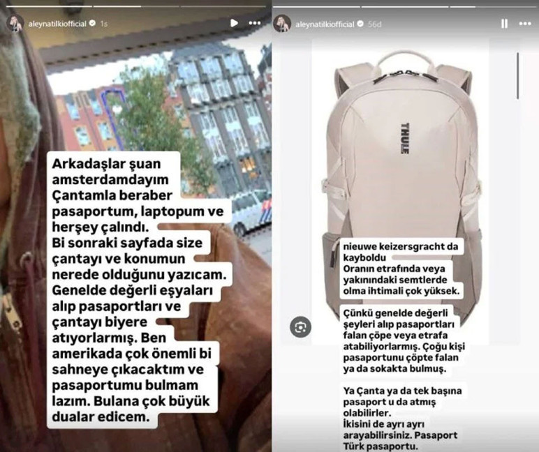 Aleyna Tilki Amsterdam’da hayatının şokunu yaşadı! Aleyna Tilki, Hollanda’nın başkenti